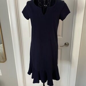 NWOT Flounce Navy Three Dots Dress in Navy Size XS